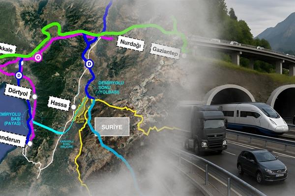 Dörtyol-Hassa Demiryolu ve Otoyolu Projesi ile Güneydoğu Anadolu İskenderun Limanı'na en kısa yoldan bağlanacak