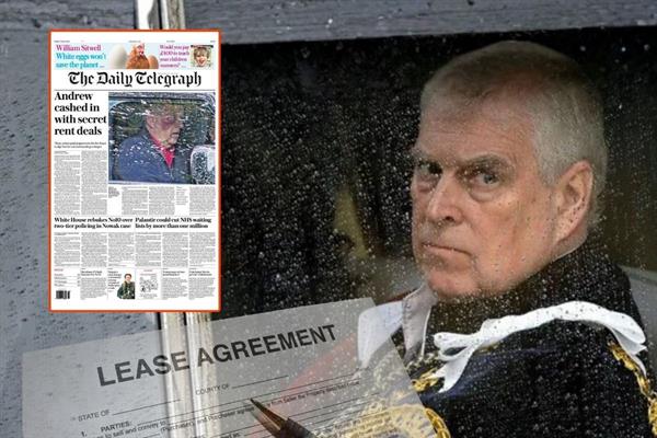 Epstein bağlantısı nedeniyle görevlerinin tümü elinden alınan Prens Andrew'in gizli kira anlaşmaları İngiltere'de olay oldu
