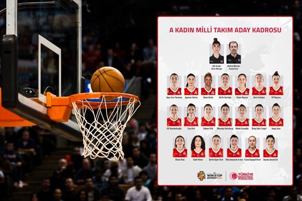 A Milli Kadın Basketbol Takımı'nın Dünya Kupası aday kadrosu açıklandı