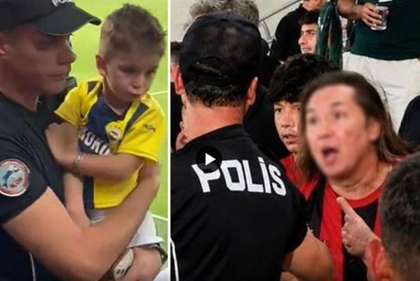 Gençlerbirliği - Fenerbahçe maçında Fenerbahçeli küçük çocuğun formasını çıkarttıran Gençlerbirliği taraftarına gözaltı