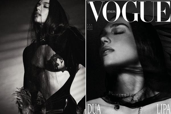 Pop yıldızı Dua Lipa, Bvlgari yakut ve pırlantalarıyla Vogue Italia kapağında