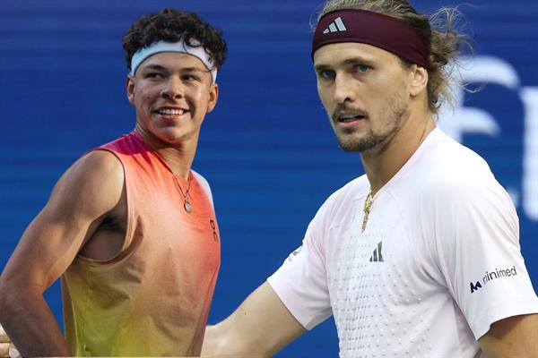 ABD Açık tek erkekler finalinde Zverev ile Shelton karşılaşacak