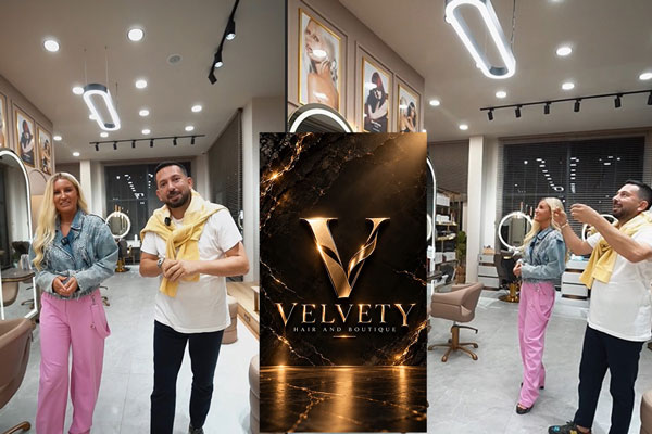Azad Yılmaz'dan Estetik ve Zarafet Dolu Ziyaret: Velvety'nin Lüks Dünyasında Ezgi Öztürk ile Buluştu…